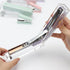 Purple Stapler Staples Remover Clear Acrylic Desk Stapler Manual Stapling tool Cute Staple Remover Kit for Home School Office Desktop Accessories ...