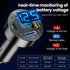 4 Ports USB Car Charger Adapter, Auto Portable PD 3.1/QC 3.0 Fast Charge Cigarette Lighter with Flush Fit Charging Plug, Compatible with iPhone 14...