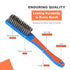 Wire Brushes for Cleaning, Heavy Duty Stainless Steel Wire Scratch Brush for Metal Rust Cleaning, Paint Scrubbing with Rubber Covered Handle...