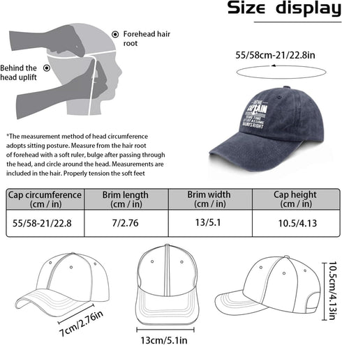 The Cap Tam is Always Right and Im The Captain Trucker Hat Camp Hat Pigment Black Trucker Hats Women Gifts for...