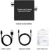 Bi-Directional Coax Digital Audio Adapter - Coax to Optical or Optical to Coaxial Converter...