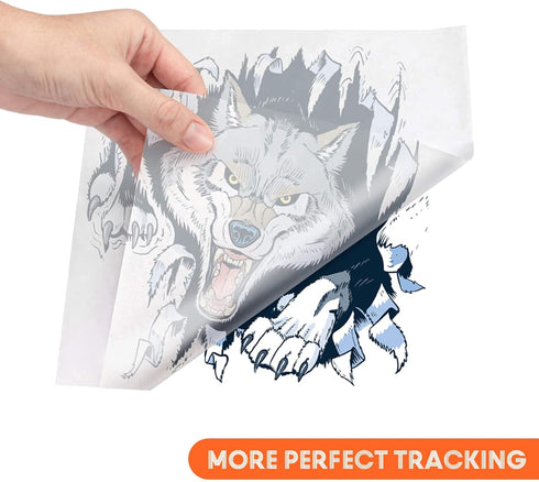 PSLER 120 Sheets White Transfer Paper and 80 Sheets Carbon Transfer Paper with 2PCS Embossing Stylu and 1 PCS Pencil for Wood Burning Craft, Paper...
