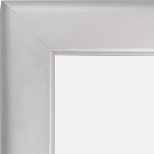 SnapeZo Certificate Frame 8.5x11, Silver, 1.25 Inch Aluminum Profile, Front-Loading Snap Frame, Wall Mounting, Professional Series...