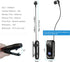 Retractable Wireless Headset Headphone Stereo Earphone V5.0 Noise Cancelling Mic Clip on Earpiece Comfortable HandsFree Headset 20Hrs Talking Time...