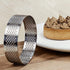 4 Pieces Perforated Tart Ring, 8cm High Grade Stainless Steel Heat-Resistant Cake Dessert Ring, 3.15 inch Pastry Mold Round...
