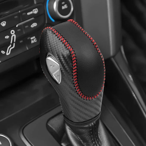 Rim for Ford Fusion EcoSport Escape Focus Transit C-Max Energi Wagon Edge Fiesta Accessories Leather Auto Gear Shift Knob Cover Protector Trim Cap...
