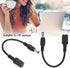 2Pcs Converter Cable 7.4x5.0mm Female to 5.5x2.5mm Male Suitable for Short Distance Connection Premium ABS Material, Durable and Sturdy...