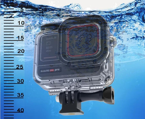 Dive Case Waterproof case for Insta360 Ace Pro,60 M Underwater Filming Accessory with Bracket and Screws...