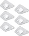 6 PCS Wall Fan Mounting Bracket Wall Fan Support Hook Kit Support Hook for Wall-Mount Fan for Wall-Mount Fan and Range Hood 2.91"×2.36"...