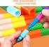 30 Pcs Stackable Crayons, Stacking Crayons Bulk, Rainbow Party Favors Mini Crayon Packs, Kids Colorful Buildable Crayon for Children Toddlers Draw...
