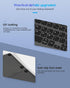 Bluetooth Keyboard, Foldable Keyboard with Stand, Portable Keyboard, Travel Keyboard Compatible with Windows iOS Android iPhone and Tablet...