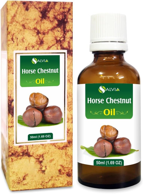 Salvia Horse Chestnut Oil |Pure and Natural Horse Chestnut Oil | Firm Skin, Skin Hydration, Skin Toning, Cosmetic Grade| Skincare, Hair Care, and ...