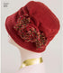 Simplicity US8573A Vintage Fashion Women's Flapper Hats Sewing Patterns By Rebecca Huber, Sizes S, M, and L...