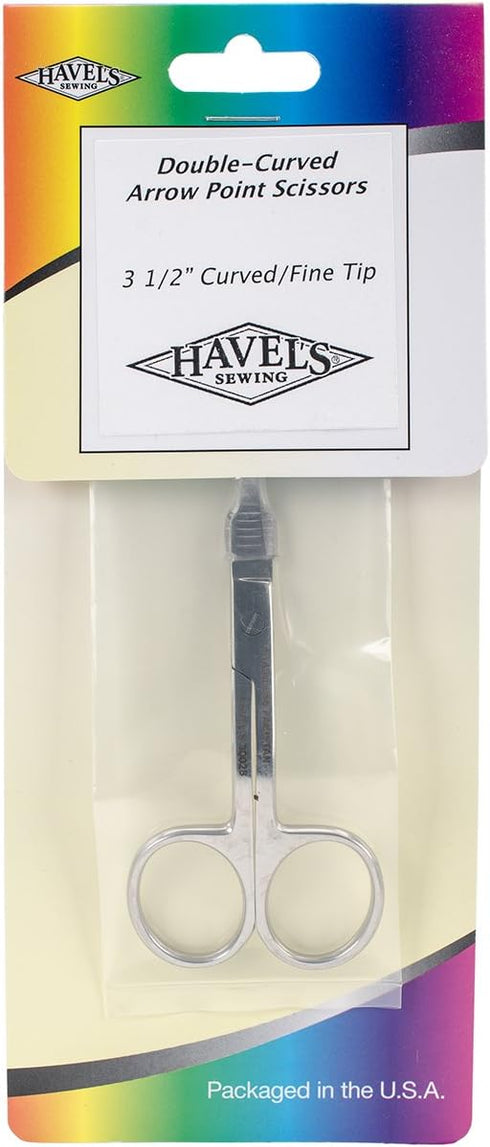 3 1/2" Double Curved Arrow Point Scissors...
