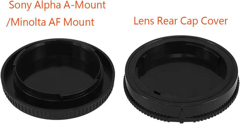 Camera Body Cover & Rear Lens Cap for Alpha A-Mount/Minolta AF Mount kit Sony A99 A99II A77 A77II A55 A57 A58 A33 A35 A37 A900 A850 A700 [2+2 Pack...