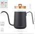 Easyworkz Gooseneck Pour Over Coffee Kettle 20 oz Stainless Steel Hand Drip Coffee Pot With Long Narrow Spout, Rose Gold Black...