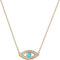 MYEARS Women Evil Eye Necklace Gold Pendant Turquoise Diamond CZ Pave 14K Gold Filled Chain Dianty Boho Beach Simple Handmade Jewelry Gift...