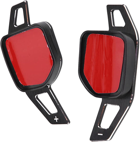 1 Pair Paddle Shifter, Keenso Car Aluminum Steering Paddle Shifter Extension for A1 A3 A4 A6 A8 Q5 Q7...