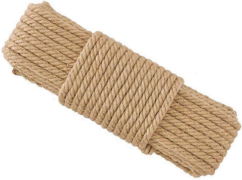 Aoneky Replacement Cat Scratching Post Sisal Rope - Hemp Rope for Cat Tree and Tower (1/4'' 66 Ft)...