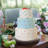 Wedding Cake Stencil Template, Kissbuty 5 Pcs Cake Decorating Embossing Plastic Spray Floral Cake Cookie Fondant Side Baking Mesh Stencil Mat Wedd...