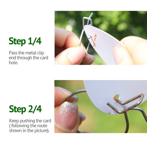 Electric Fence Alert Markers, High Visibility Reflector Stop Wildlife Crashing Farm Fencing with Strong Metal Clips Don’t Slide or Fall Off Stay o...