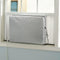 Indoor Air Conditioner Cover, AC Unit Window Cover for Inside Double Insulation with Elastic Drawstring 25L x 17H x 3.5D inches Grey...