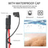 10AWG 3.3FT SAE Connectors, Battery Alligator Crocodile to SAE, SAE Quick Release Adapter to Alligator Clips Quick Disconnect Cable,with 5 Fuse,fo...