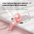 Portable Handheld Misting Fan?Rechargeable Battery Operated Spray Water Mist Fan Foldable?4 Speeds?Small Personal Cooling Fans for Outdoor,Travel,...