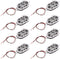 uxcell 1W 8 Ohm Mini DIY Magnetic Speaker Replacement Loudspeaker 15mmx24mm for Electronic and Navigator 8pcs...