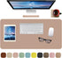 Leather Mouse Pad,Extended Desk Pad for Keyboard and Mouse Non-Slip Study Desk Writing Pad Desktop Protector for Home Office Accessories,30"x 14"(...