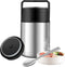 SSAWcasa Soup Thermos for Adults, 27oz Thermos for Hot Food, Wide Mouth Stainless Steel Food Thermos Jar, Insulated Lunch Container with Spoon & H...