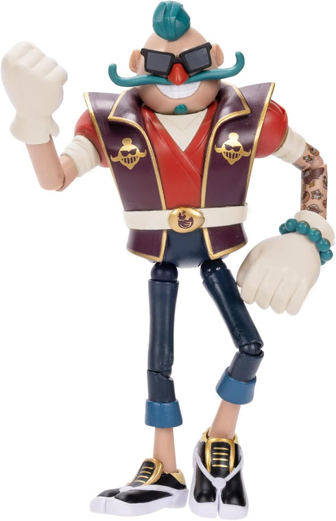 Sonic Prime 5-inch Dr. Deep - New Yoke City Action Figure 13 points of Articulations. Ages 3+ (Officially licensed by Sega and Netflix)...