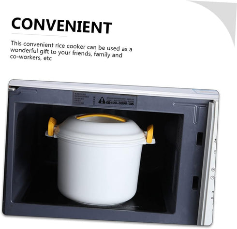 Rice Cooker Microwave Pasta Pot Office Lunch Container Bento Rice Microwave Egg Cooker Micro Pasta Cooker Microwave Rice Pot Rice Oatmeal Cooker T...