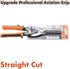 Finder 12" Aviation Snips, Long Straight Cut Tin Snips Cutting Shears Power Cutter with CR-V Blade & Comfortable Grip, 300mm Scissors for Cutting ...