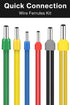 Lytool Double Wire Ferrule Kit,1200pcs Ferrules Terminal Set, Insulated Ferrule Crimp Pin, Twin Ferrule Connectors Wire Ends Terminals Pins, Singl...