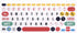 HRH - Ultra Thin Silicone Keyboard Cover Compatible for Logitech K380 Multi-Device Bluetooth Keyboard,Creative Rainbow font...