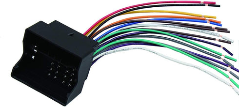 RED WOLF Compatible with Volkswagen 2004-2015, BMW 3/5, Audi 2002-2010 Aftermarket Stereo Radio Replacement Wire Harness Cable Connector to OEM Pl...
