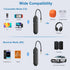 Criacr Aux Bluetooth Car Adapter, Bluetooth 5.0 Receiver Transmitter for Car Home Stereo System and Headphones, Bluetooth Aux Adapter, Portable Wi...