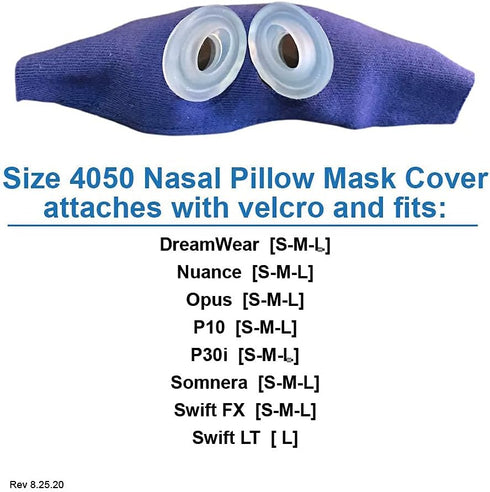 CPAP Mask Liners #5050: Also Click for Other Mask Sizes - Reusable Fabric Comfort Cover Mask Liners to Reduce Air Leaks & Skin Irritation...