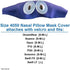 CPAP Mask Liners #5050: Also Click for Other Mask Sizes - Reusable Fabric Comfort Cover Mask Liners to Reduce Air Leaks & Skin Irritation...