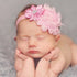 QandSweet Baby Girl Headbands with Polygonal Flower Inlay Rhinestone for Photography (10 Pack)...
