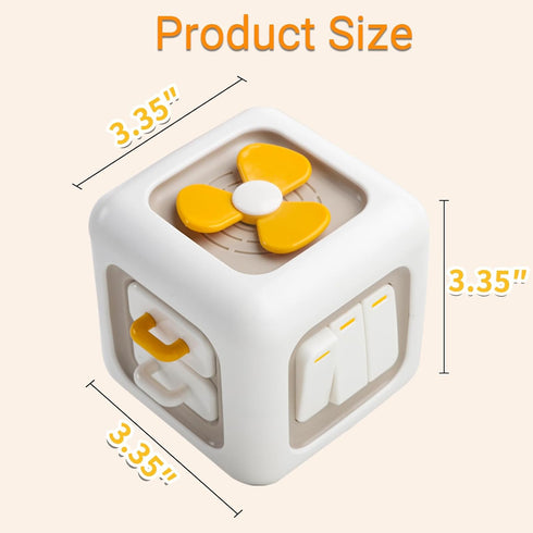 Montessori Busy Cube for Toddlers 1-3,Car Travel Toys Busy Board Activity Cube,Learning Stocking Stuffers Educational Birthday Gifts Sensory Baby ...