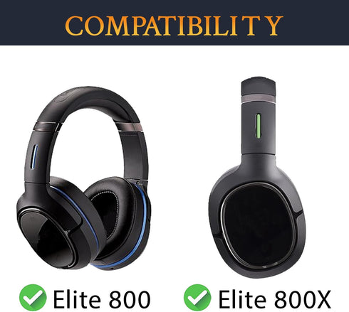 SOULWIT Professional Earpads Cushions Replacement for Turtle Beach Ear Force Elite 800/800X Wireless Gaming Headset, Ear Pads with Softer Protein ...