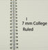 Yansanido 2 Pcs A6 College Ruled Clear Hardcover Spiral Notebooks Journals Planner 5.7 Inch x 4.1 Inch 160 Pages (80 Sheets) Thick Paper (Ruled 2 ...