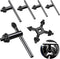 6Pcs Carbon Steel Drill Chuck Key Wrench Set, 3/4" 5/8" 1/2" 3/8" 1/4" Electric Drill Clamping Tool and 4 in 1 Steel Drills Chuck Key for Drill Po...
