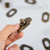 Framendino, 12 Sets Turn Lock Clasp Meal Bag Purse Closure Twist Lock Fasteners Hardware Leather craft Accessory...