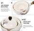 UPKOCH Tea Set Japanese Tea Set Teapot with Infuser Teapot Blooming and Loose Leaf Tea Maker with Wooden Handle Asian Kitchen Tea Kettle Style 1 T...