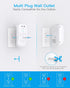 2 Pack Surge Protector Outlet, Multi Plug Outlet Adapter with 6 Wall Outlets 2 USB Wall Charger (1 USB C Port), Wall Outlet Extender, Multiple Out...