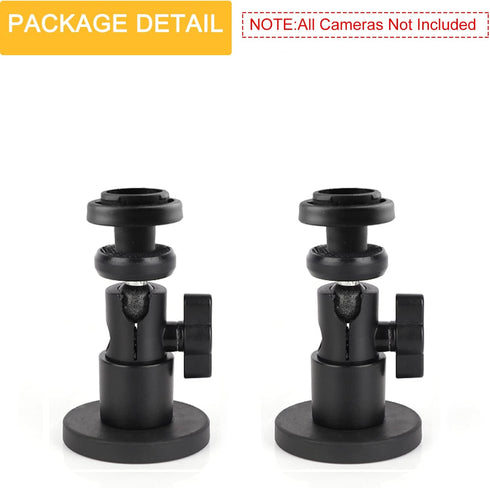 iTODOS 2 PACK Magnetic Wall Mount Bracket Compatible with Blink Outdoor 4 (4th Gen),Blink Outdoor (3rd Gen) XT3,Blink XT/XT2,Blink Mini,Securely A...