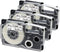 XR-9X2S XR-9X Label Tape Replace for Casio 3/8" 9mm Black on Clear Labeling Tape Compatible with Casio KL-120 KL-60 KL60SR KL100 KL750 KL780 KL700...